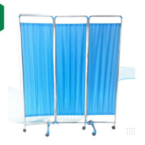 Paravent 3 battants en inox