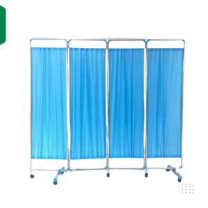 Paravent 4 battants en inox